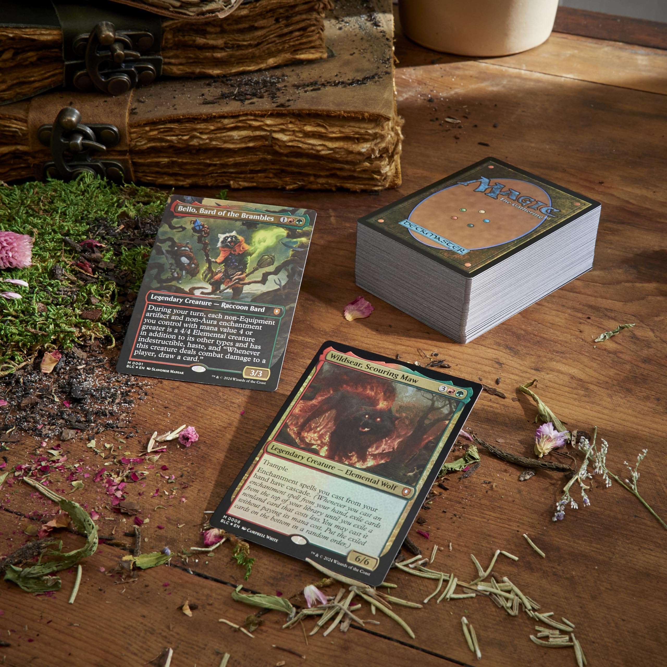 Magic: The Gathering Bloomburrow Commander Deck - Animated Army (100-Card Deck, 2-Card Collector Booster Sample Pack + Accessories) - Image 3
