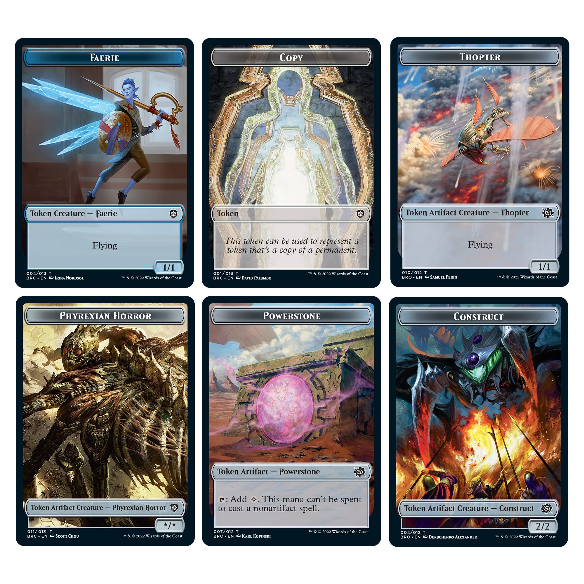 Magic: The Gathering The Brothers’ War Retro-Frame Commander Deck - Urza's Iron Alliance (White-Blue-Black) + Collector Booster Sample Pack - Image 6
